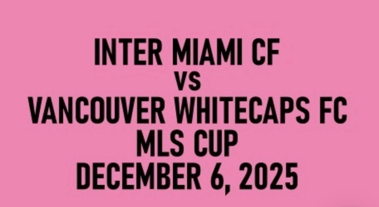 PRE-ORDER 2025 MLS Cup Final MDT Match Detail Detalle Partido INTER MIAMI