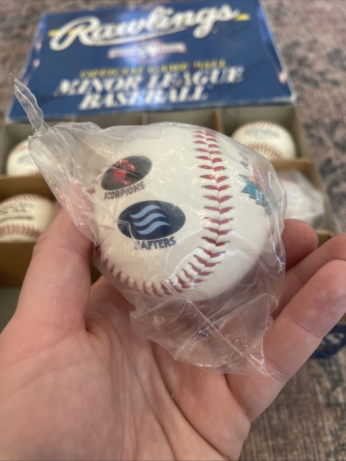 10 Rawlings Official Game Balls Minor League Baseballs Arizona Fall League W/Box