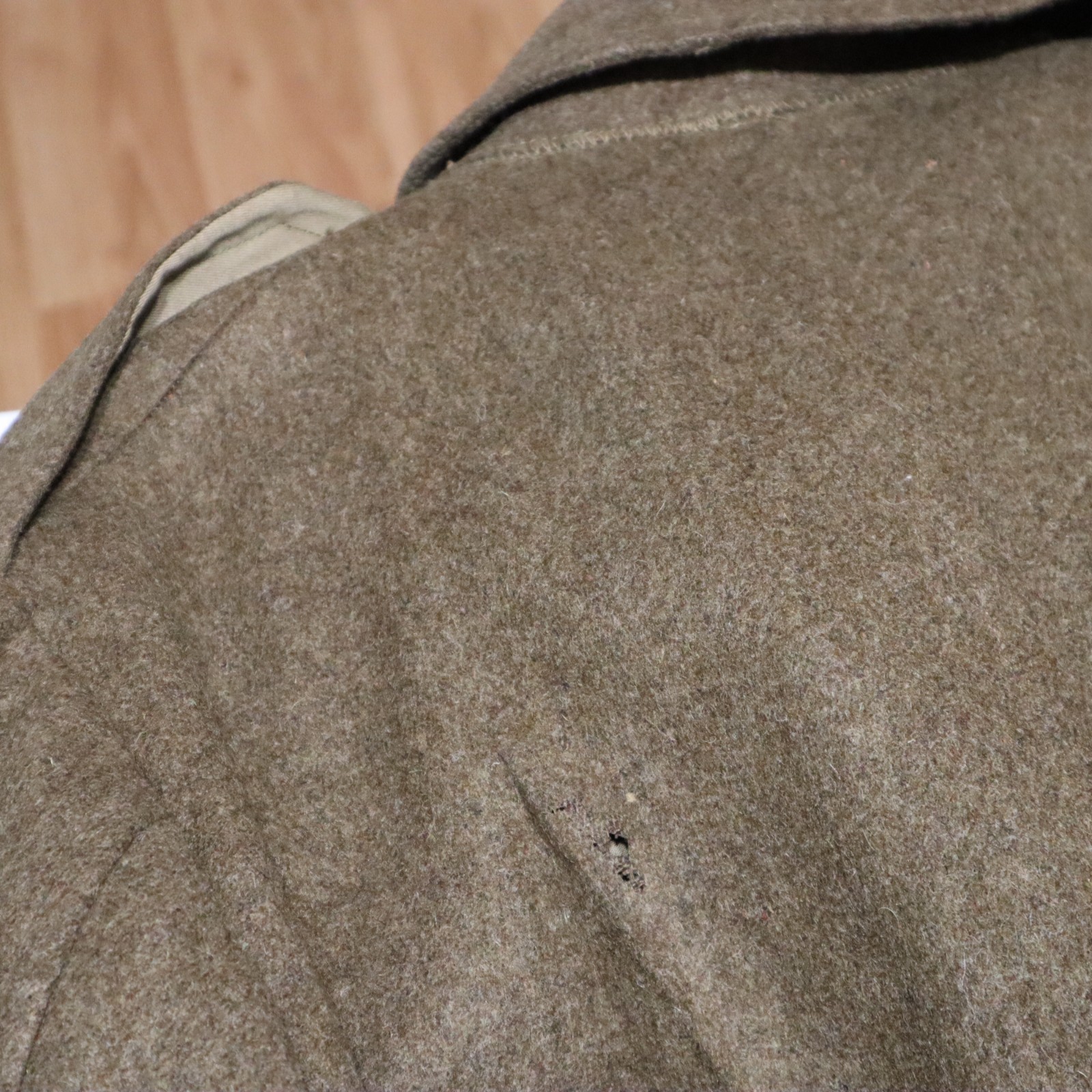 Vintage 1940s WW2 US Military USAAF Army Air Force Wool Overcoat Trench Coat 36