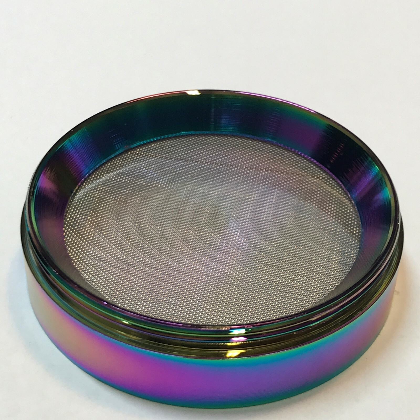 2 Inch 4 Piece Metal Herbal Herb Spice Tobacco Grinder Crusher With Handle Crank