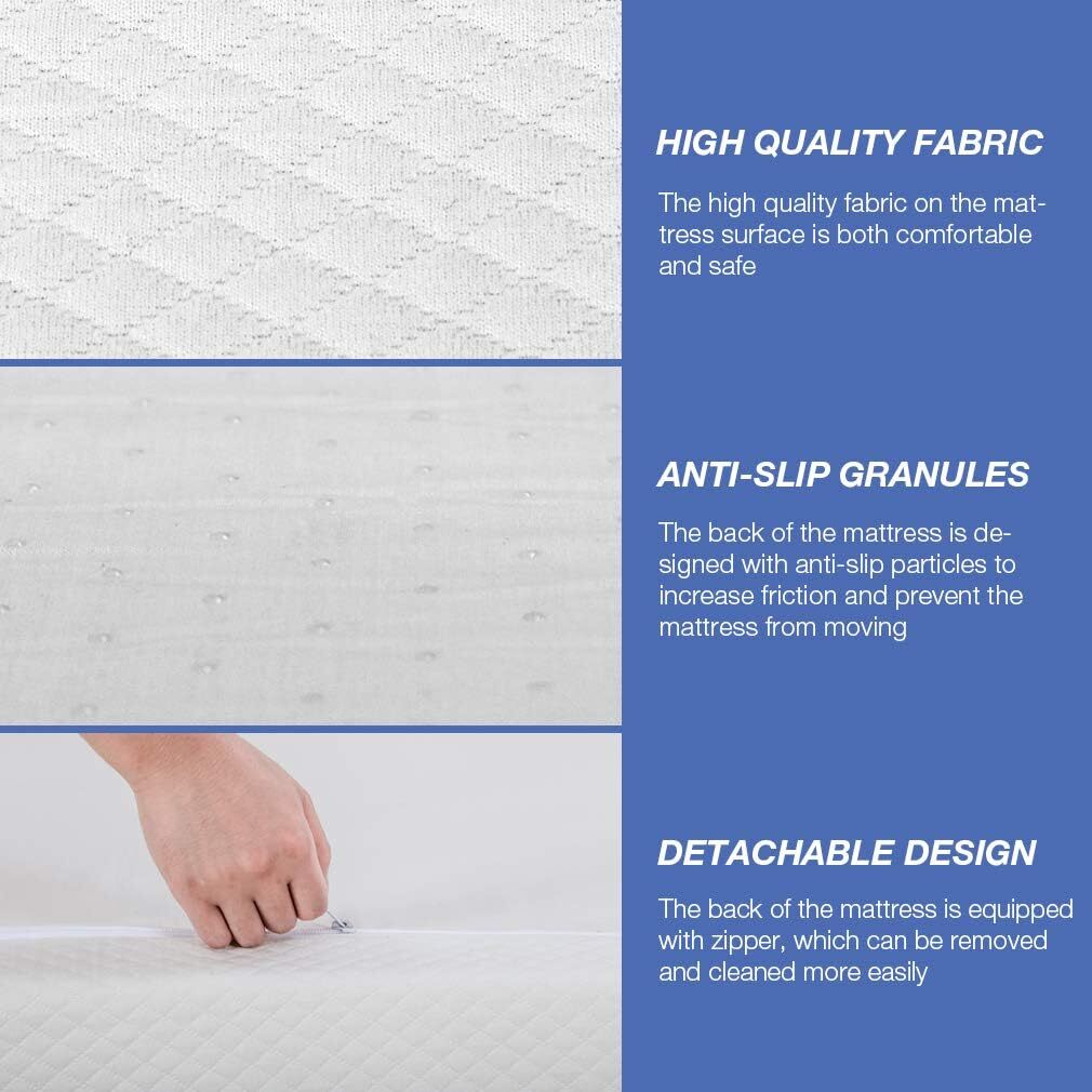 Gel Memory Foam Medium-Firm Mattress for Pressure Relief &Soundly Sleep Mattress