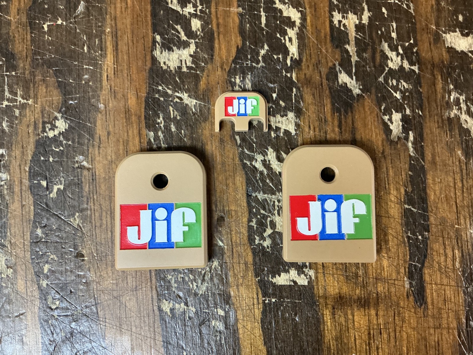 Bundle Backplate, Magbase x2 Glock 19 Magazine base "JIF”