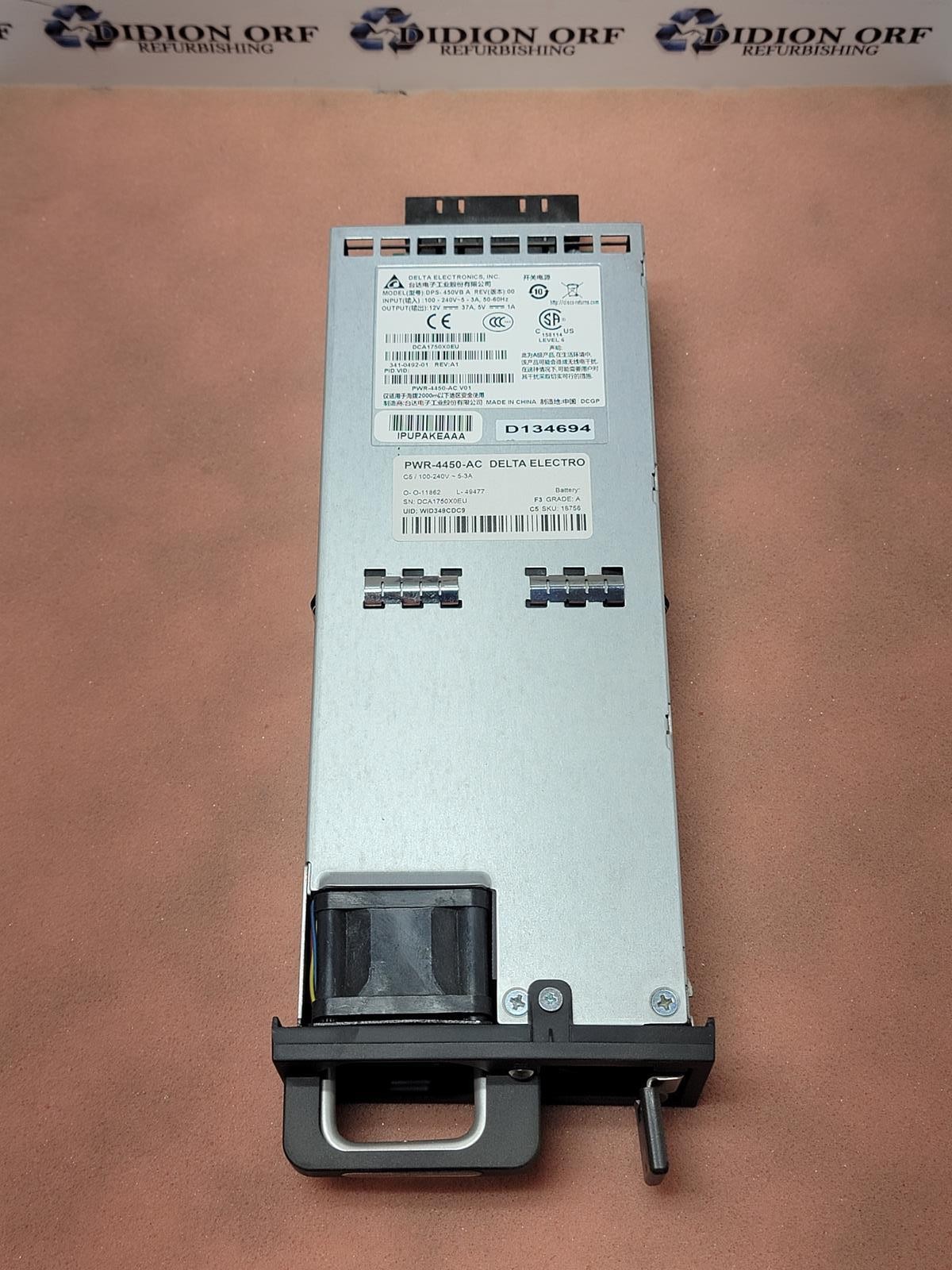 USED DELTA ELECTRONICS PWR-4450-AC SKU 18756