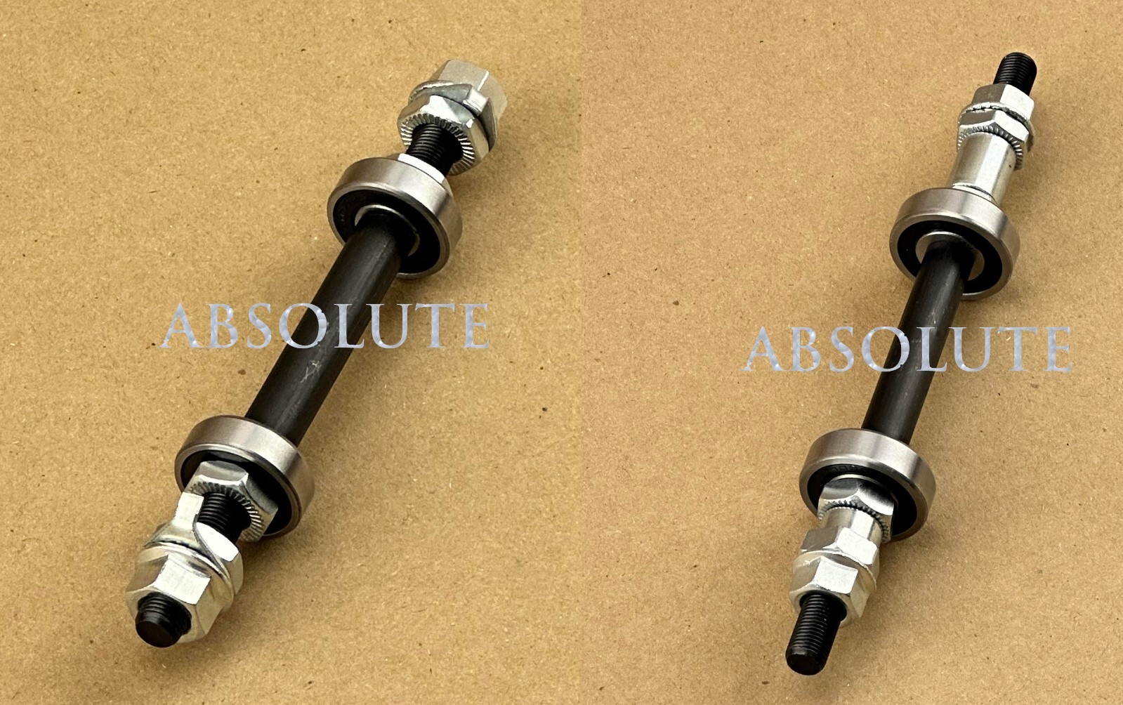 NEW! BICYCLE HUB AXLE W/ SEALED BEARINGS FOR 3/8" x 26T CRO-MO BMX BIKES.