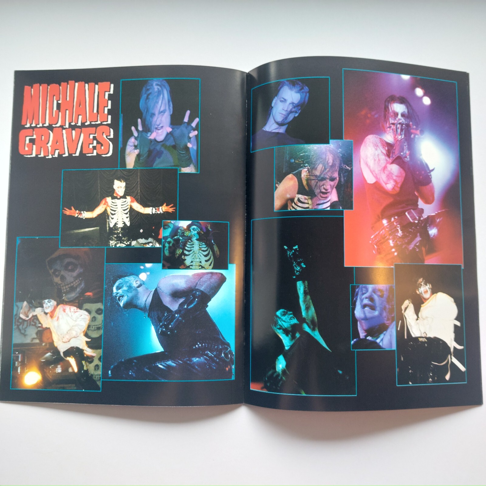 VTG Misfits Signed Concert Tour Program Autographed Evil Live Tour Book 1998