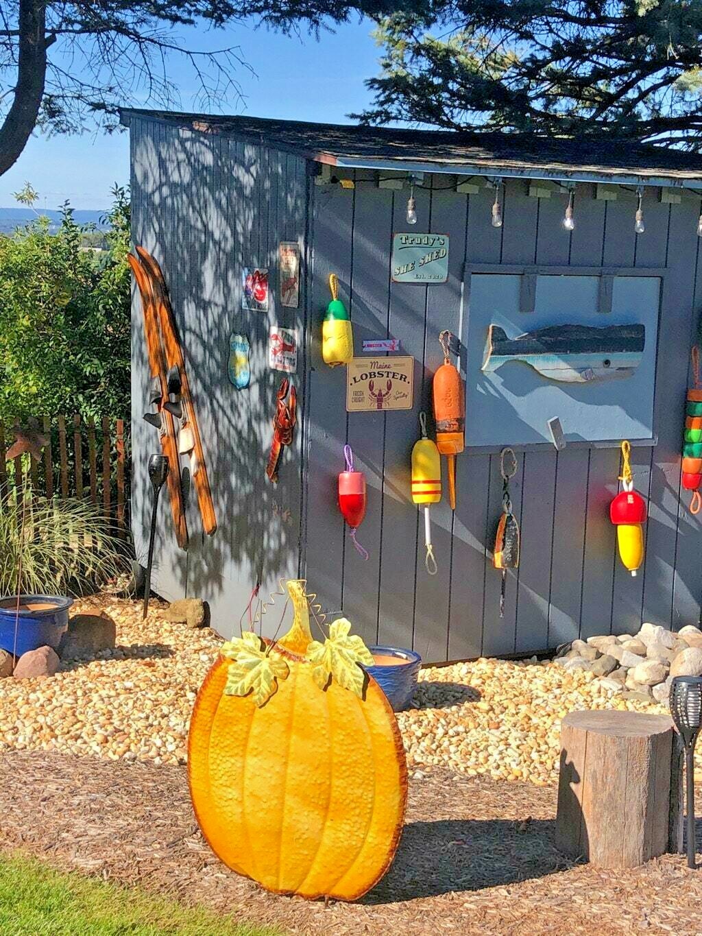 FREE SHIP 193 Maine Lobster BUOY nautical pot bouy float shore crab Lake CAPE