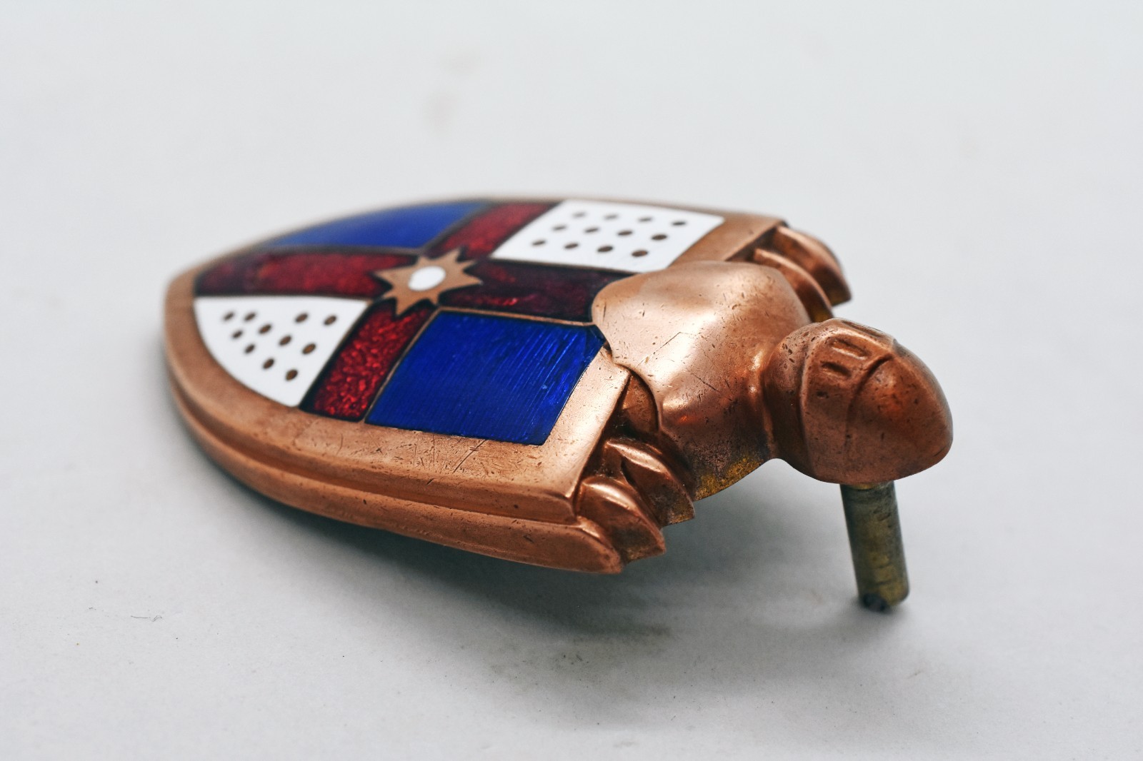 Original 1946 1947 1948 1949 Lincoln Hood Emblem / Badge - Vintage