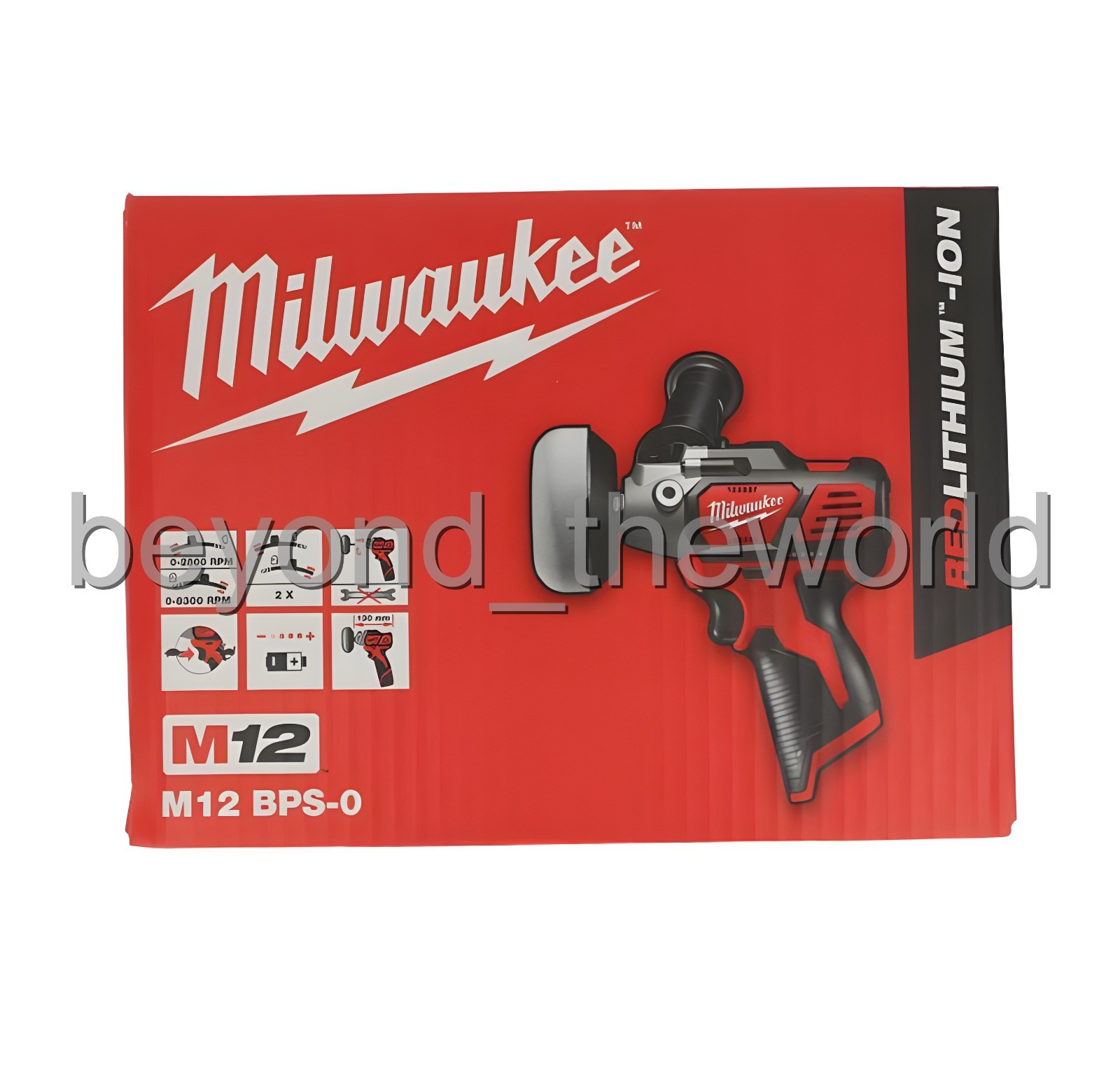 [Milwaukee] M12 BPS-0 Cordless Sub Compact Polisher Sander Grinder Body Only