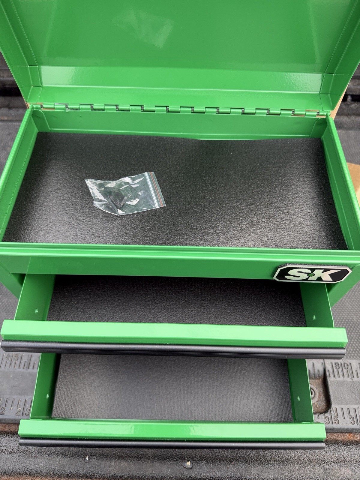 SK Tools S-K Green Table Top Tool Chest Toolbox Sk86101 86101 Nos