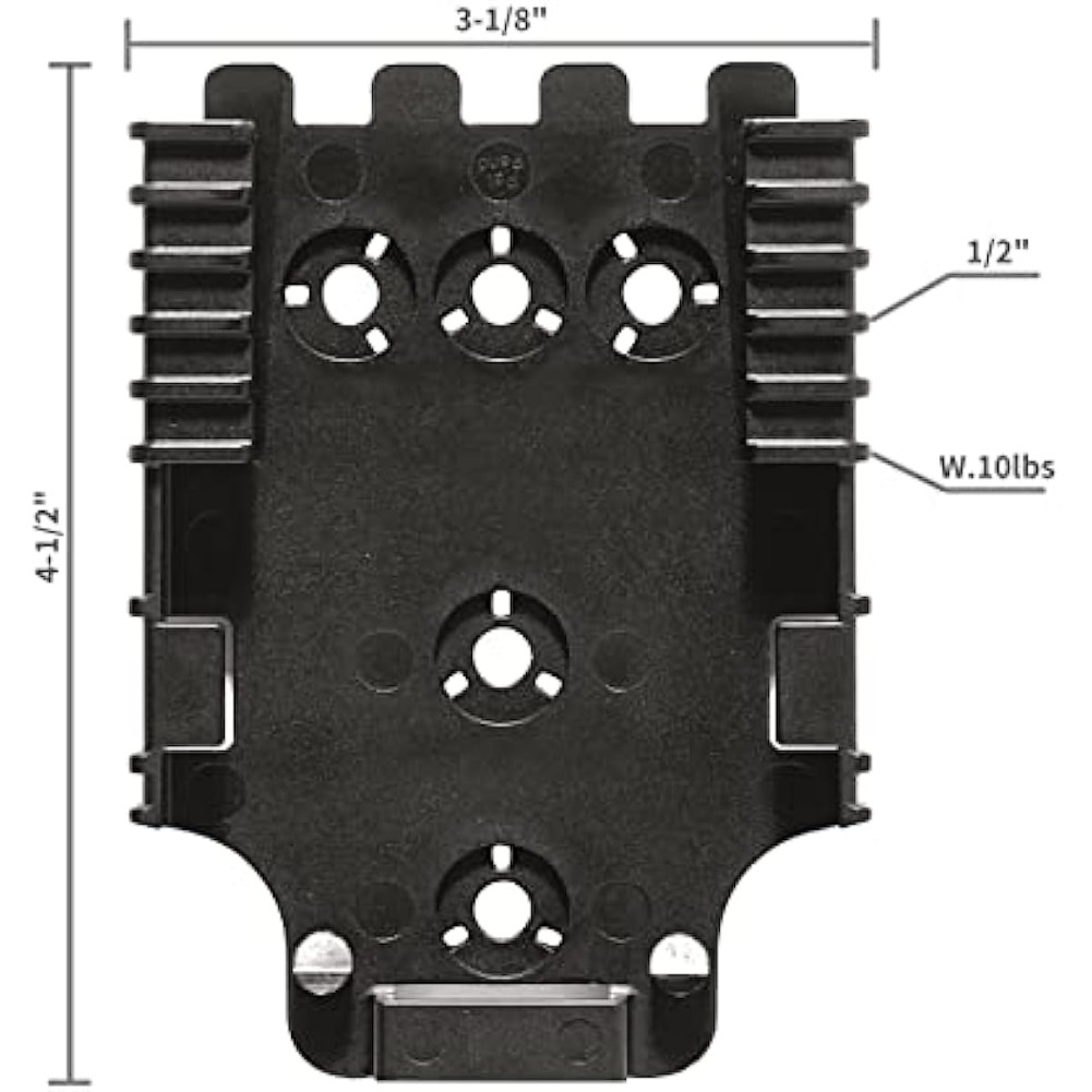Fit Safariland Duty Holster Quick Locking System Kit with 2 QLS-19 & 2 QLS-22