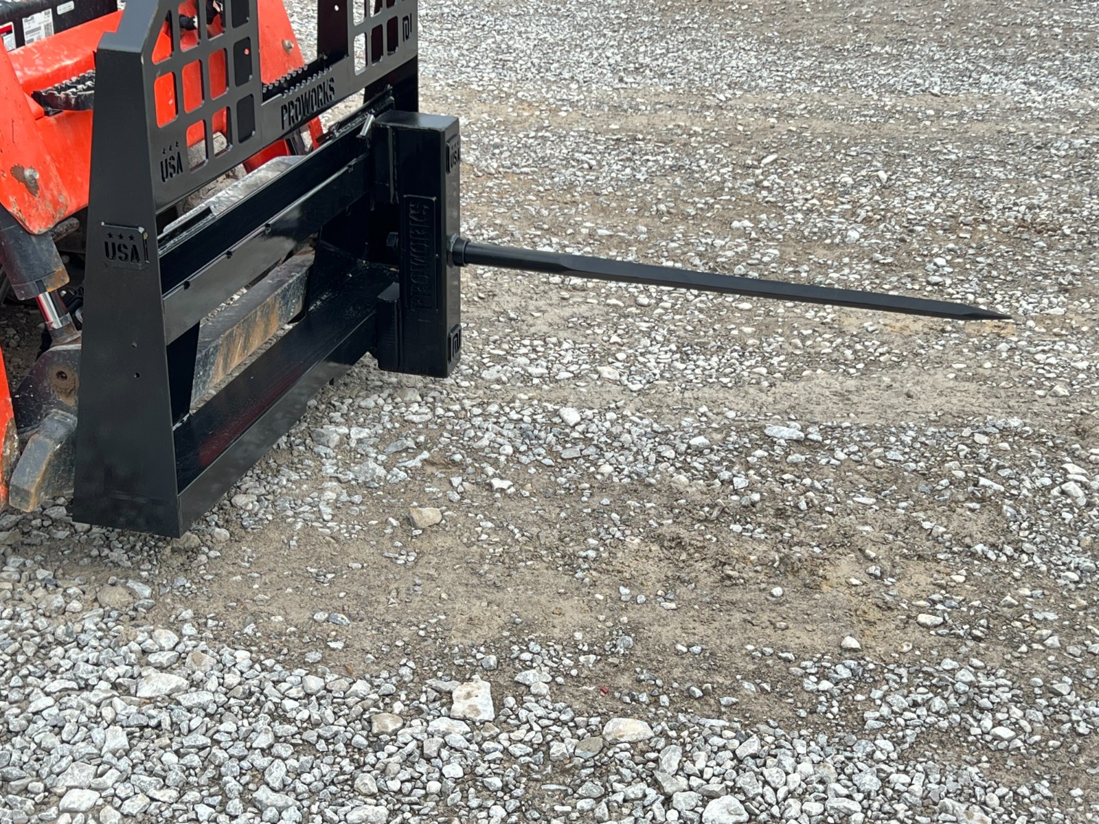 49-inch Hay Bale Spear Attachment for Class II ITA Pallet Fork