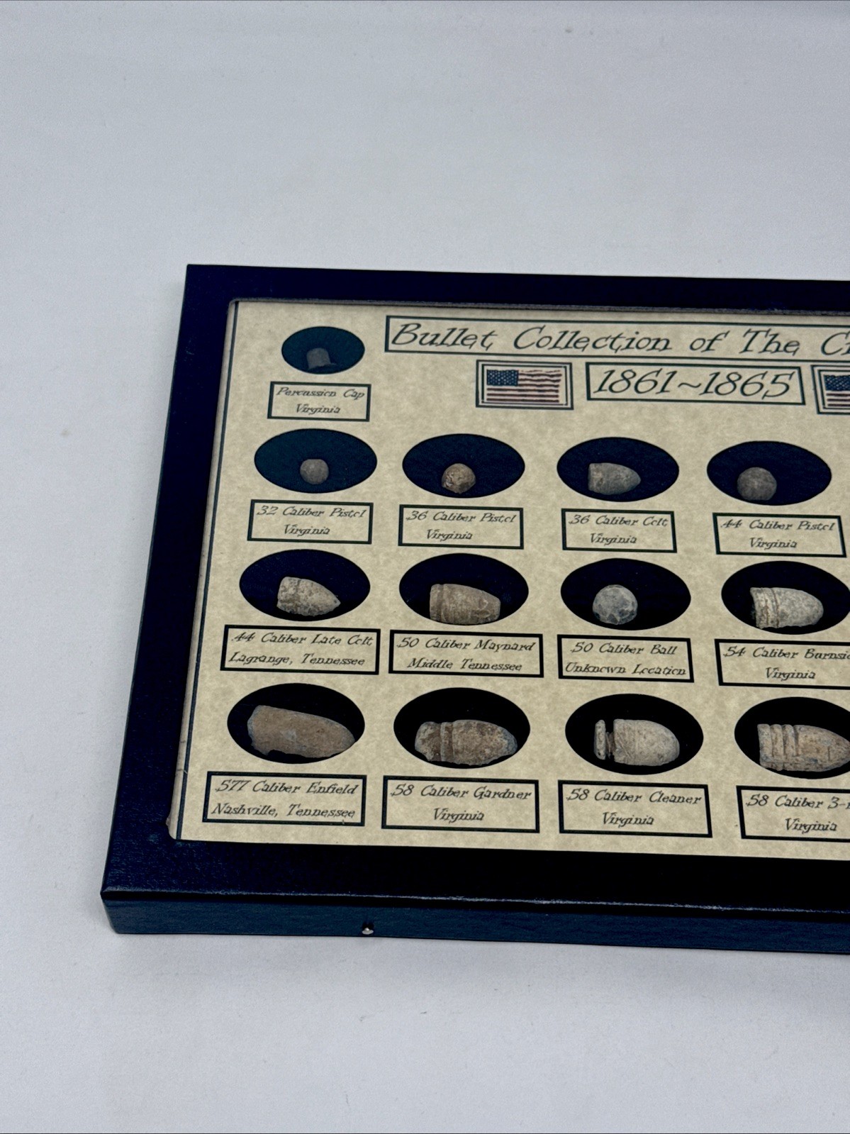 Authentic 20 Piece Civil War Relic Collection of The Civil War Display Set