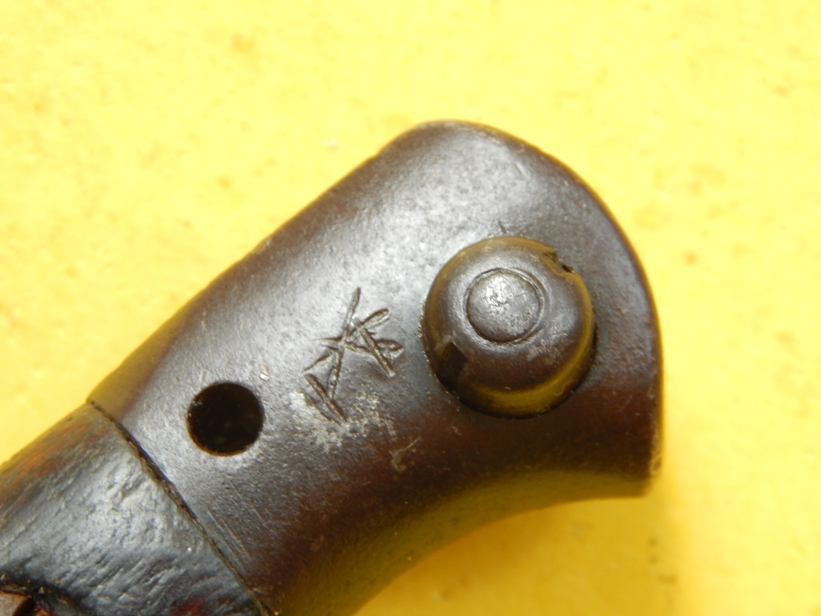 NICE ENFIELD 1907- Mk111 SWORD BAYONET /SCABBARD - CHAPMAN. - Unit Marked `