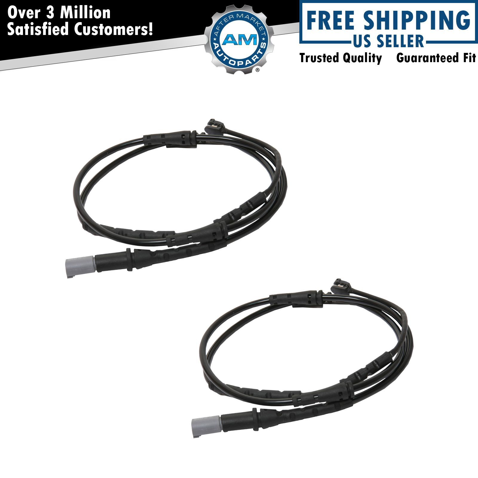 Brake Pad Wear Sensor Front LH Driver RH Passenger PAIR for 10-12 BMW 5 7 Series