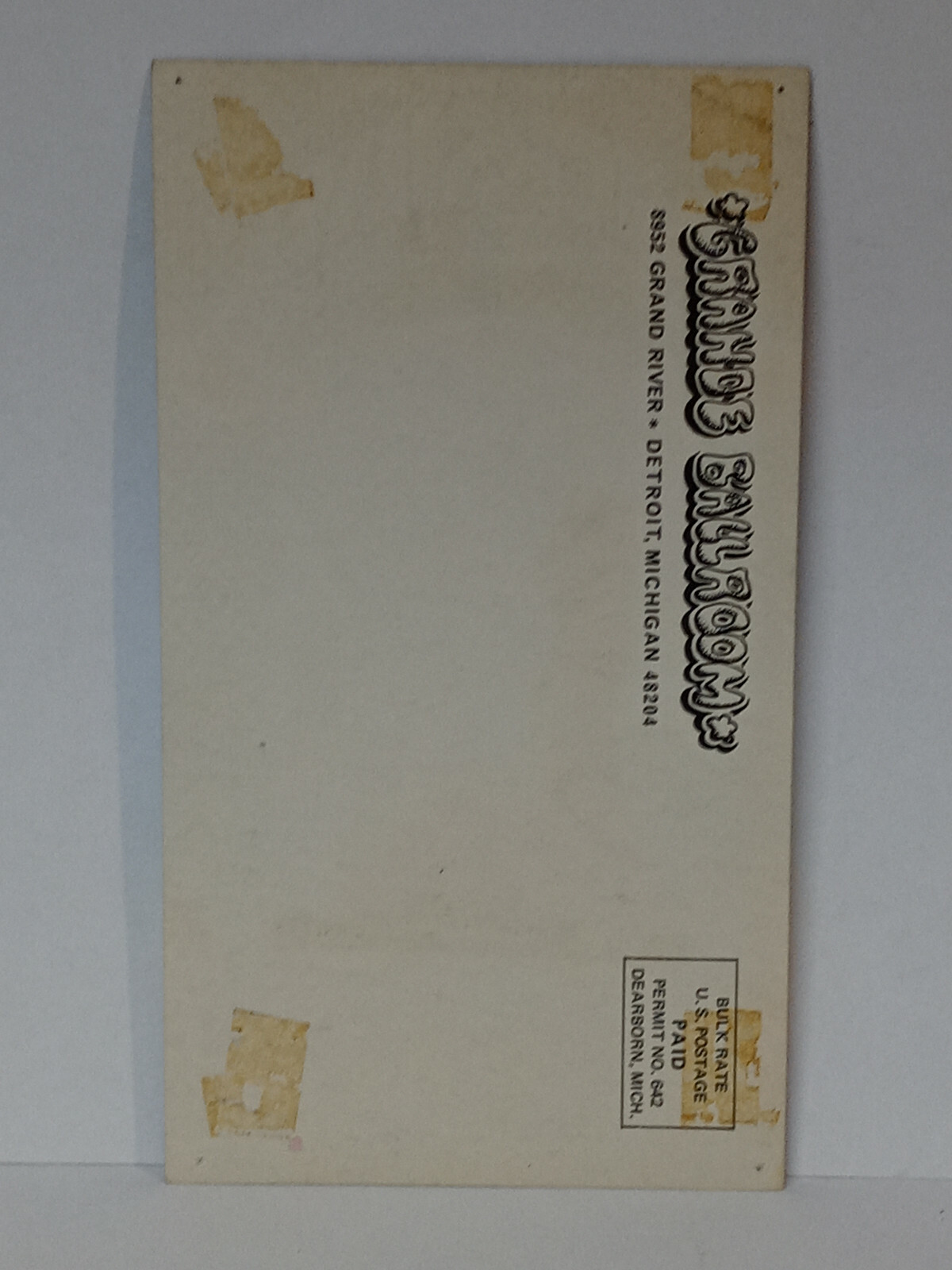 QuickSiLVer The FroSt Grande BaLLrOOm RGP112 RuSS GiBB PreSentS 1968 PoStcard