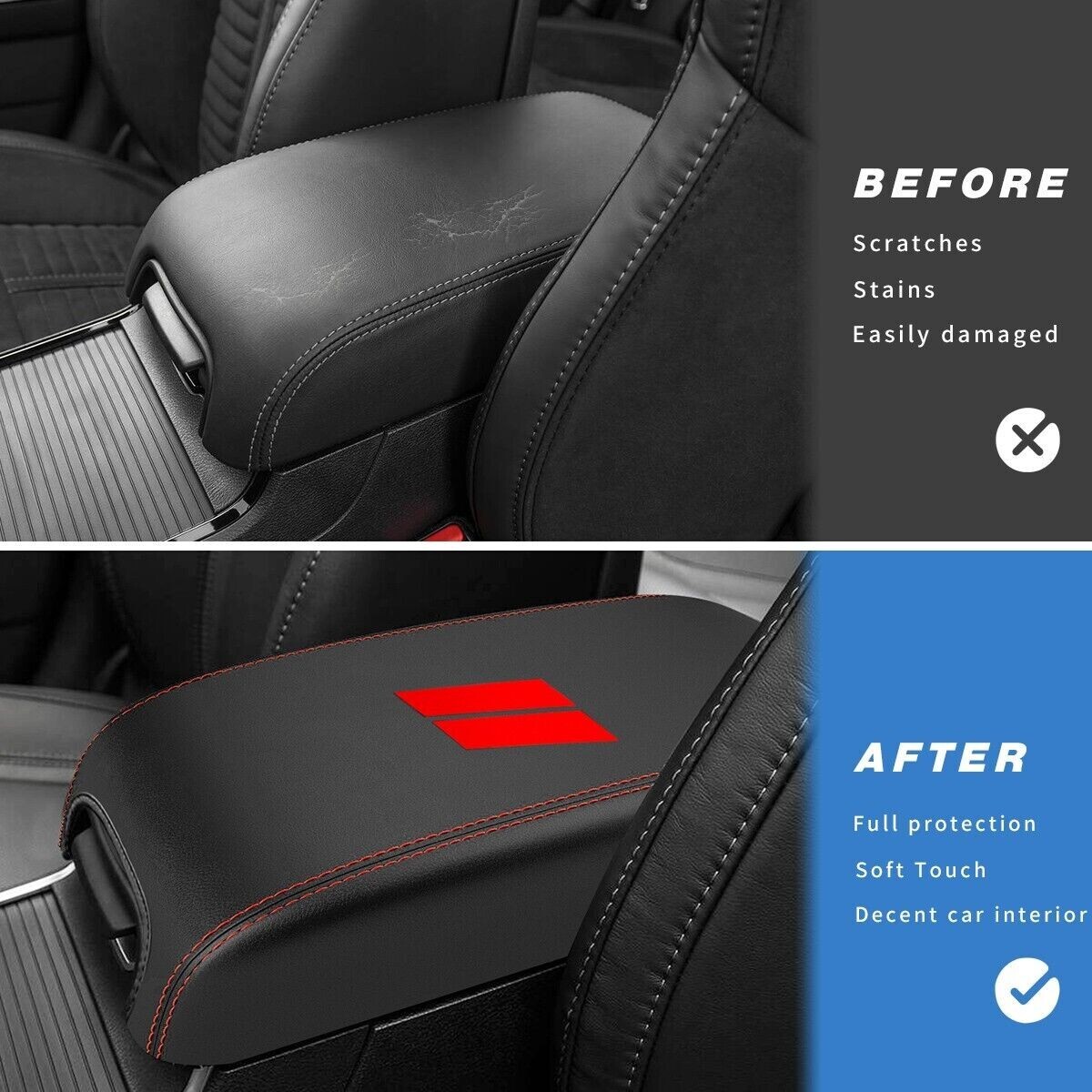 INTGET for Dodge Charger Chrysler 300 2011-2023 Center Console Armrest Cover