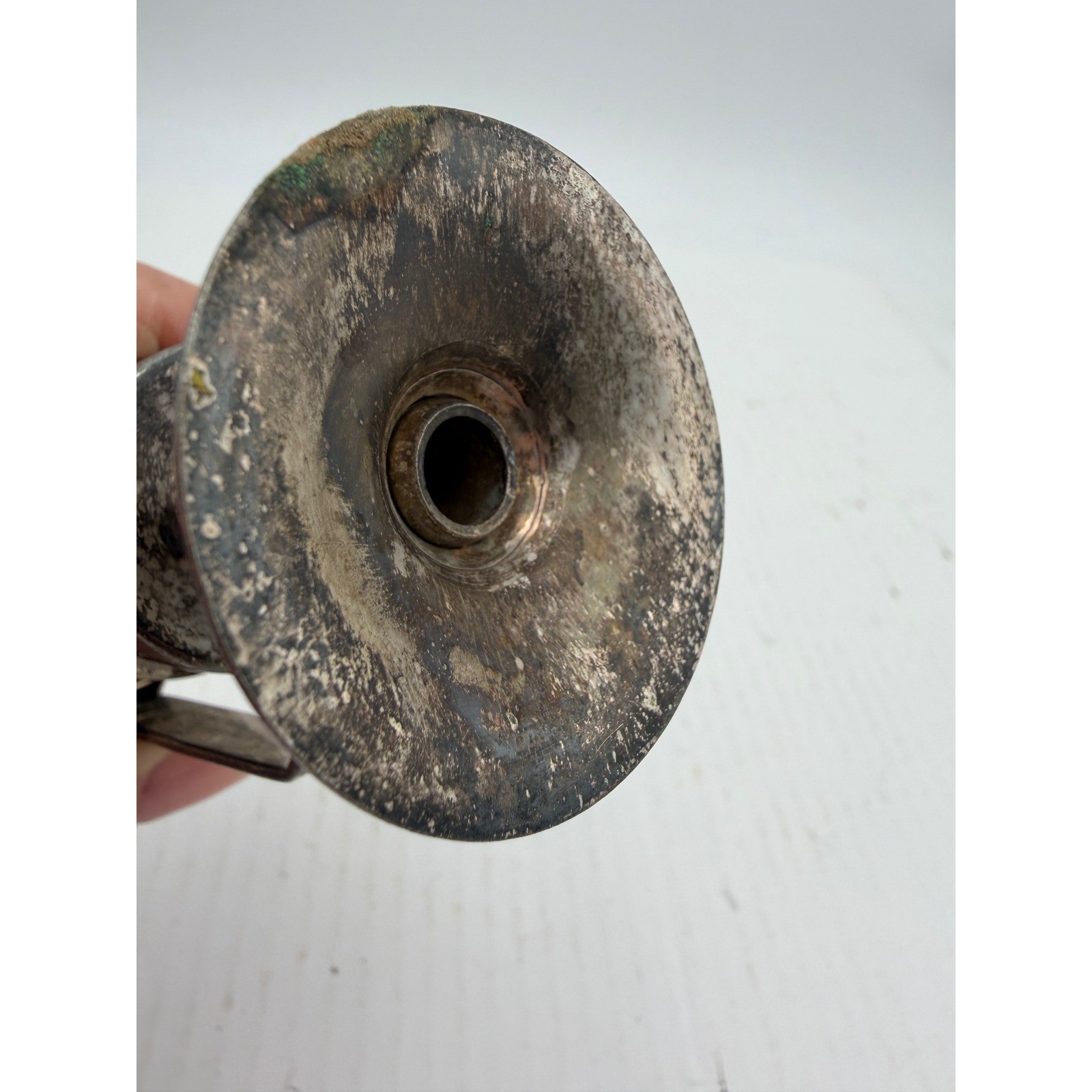 Vintage Silver Jigger Bar Tool Shot Glass Measure 2oz G3