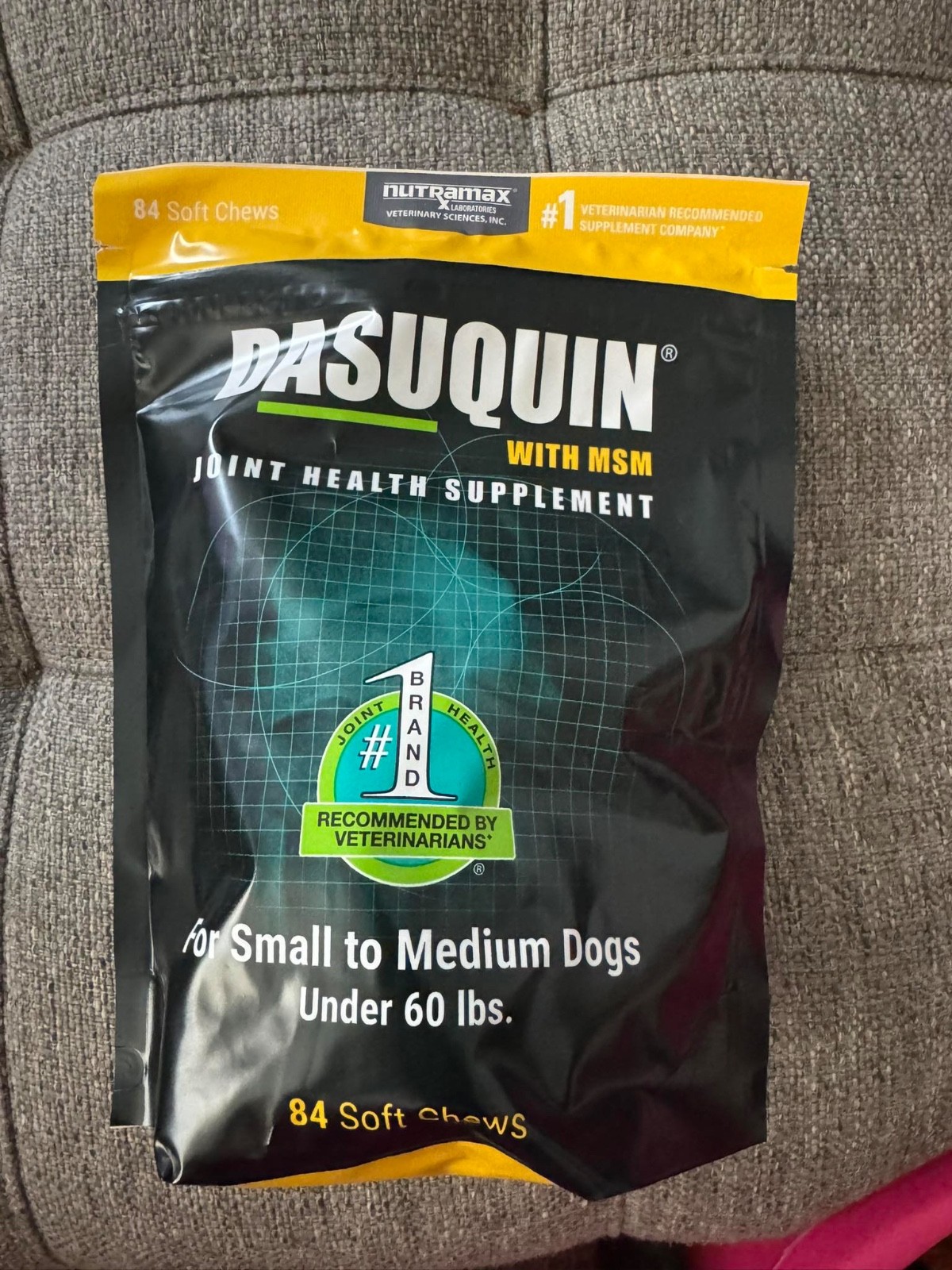 Dasuquin MSM Joint Health Supplement (S/M) 84 CHEWS NEW 6/2027