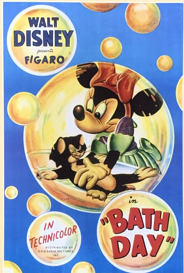 Pluto "Bubble Bee" Movie Poster 1949 Walt Disney RKO Pictures 0017