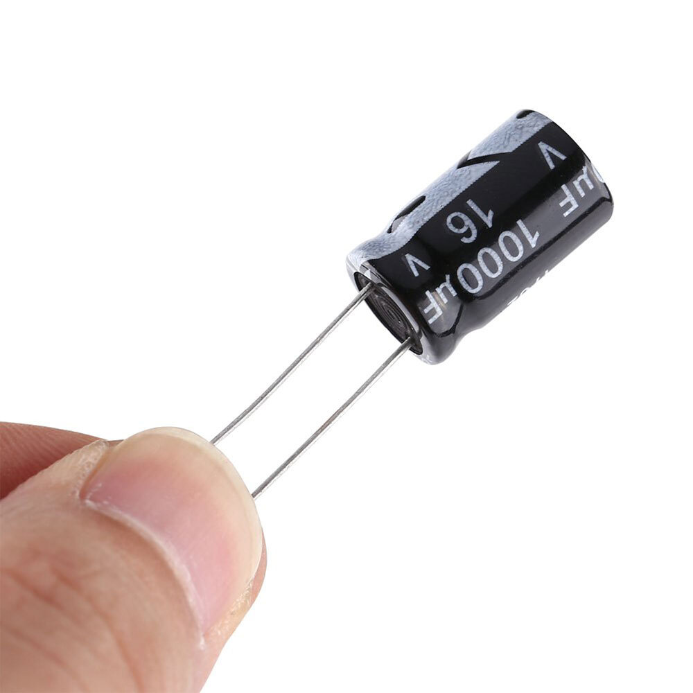 500pc Radial Electrolytic Capacitor Assortment Kit 24 Value 0.1uF-1000uF 10V-50V