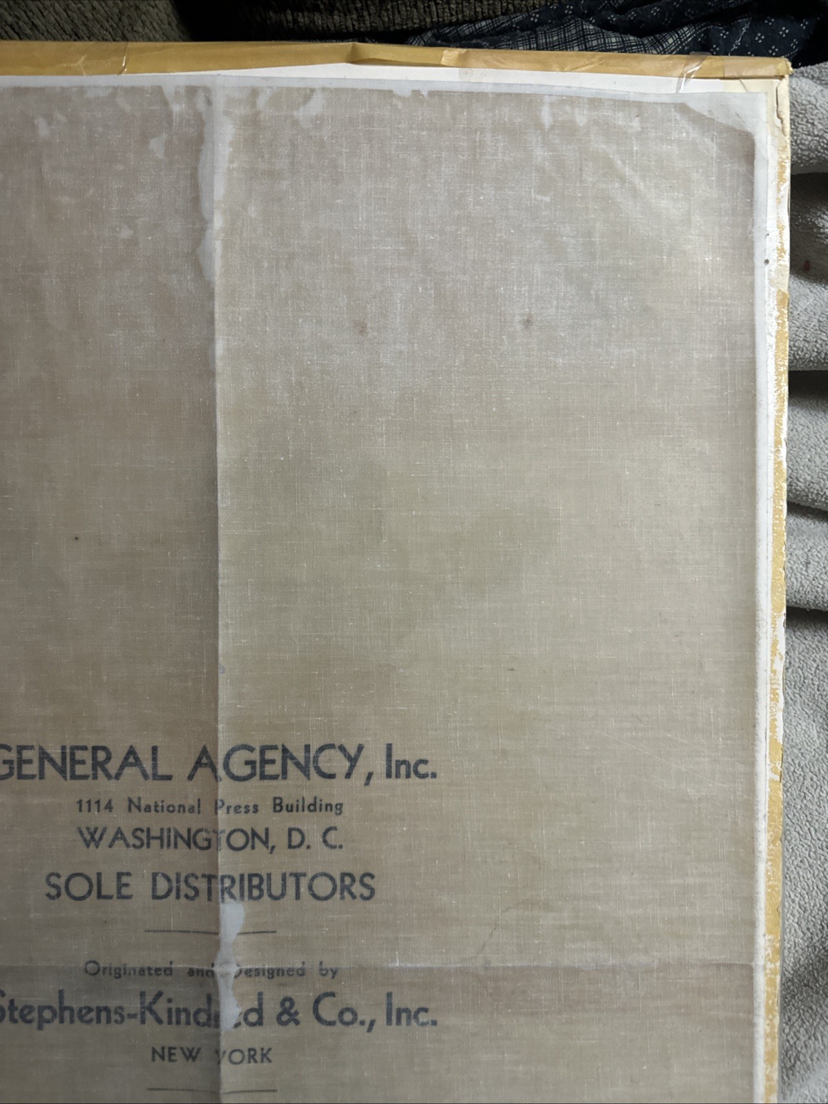 Antique N.R.A National Revival Act Poster Original Wake Up Americans