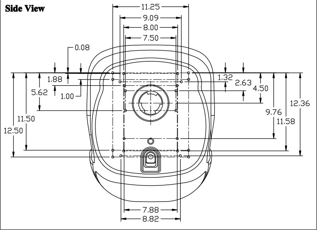 Gehl Skid Steer Black Bucket Seat Fits 3410 4625SX 5640 6635 6640 ETC.