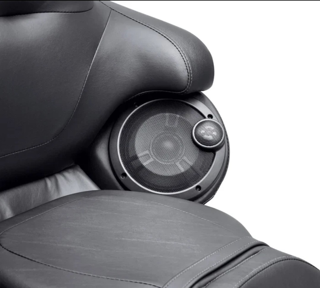 2 x OEM Harley-Davidson 6.5" Boom Audio Stage 2 Speakers For Touring Bikes