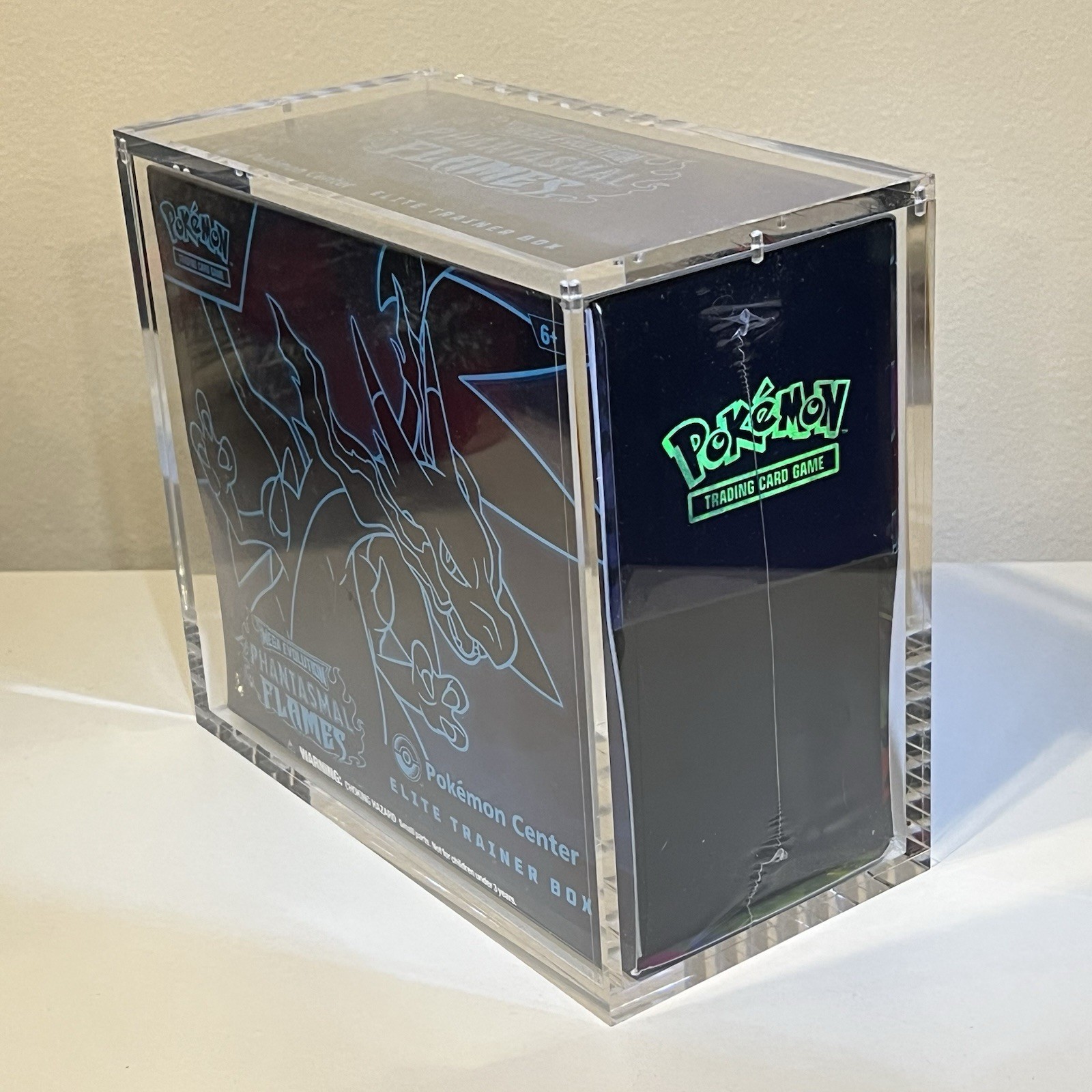 Pokemon ETB Acrylic Display Case for Elite Trainer Box Magnetic 99% UV Rejection