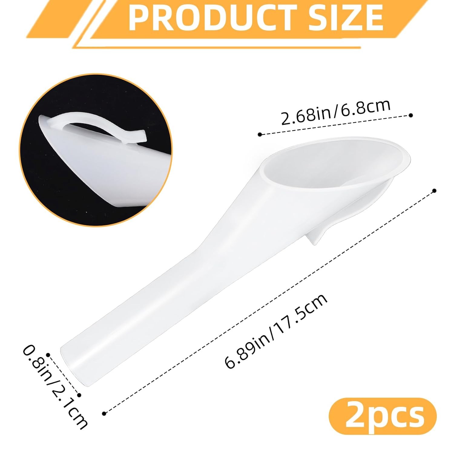 2 Pcs Fuel Funnels for Automotive,Capless Fuel Funnel Compatible with Ford F150