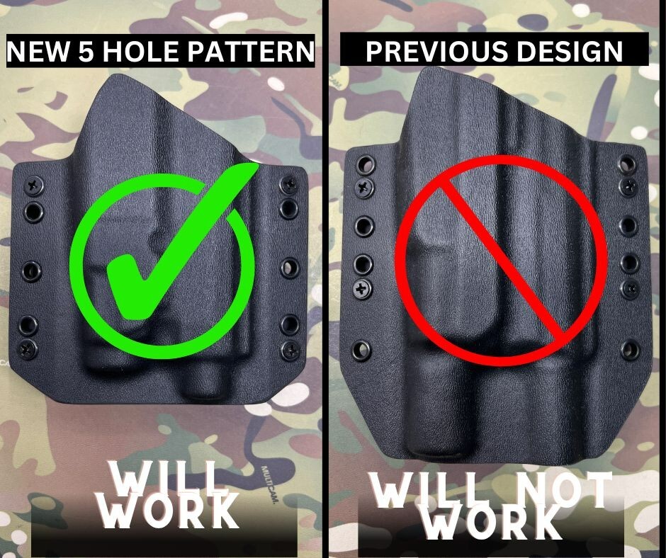 Black Injection Molded 1.75" Pancake Belt Loops