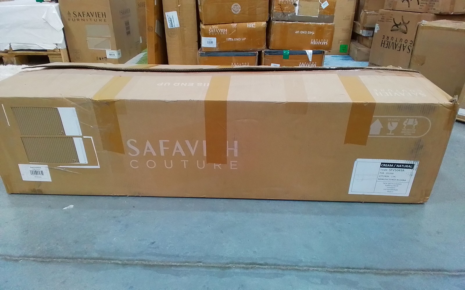 Safavieh VIANNA BOUCLE BENCH, Reduced Price 2172783569 SFV5049A