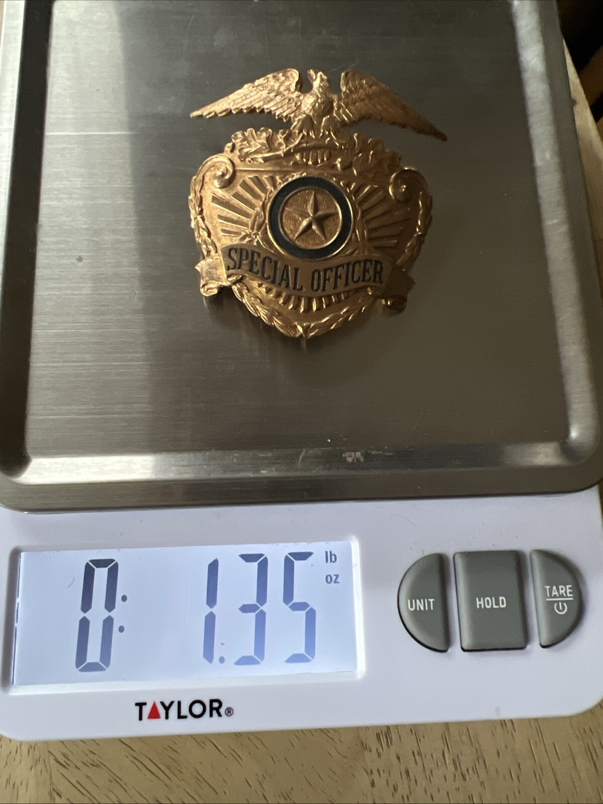 Vintage Double Screwback Special Hat Pin