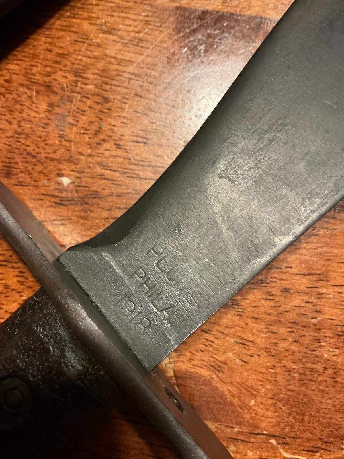 WW1 U.S. Model 1917 Bolo Knife Plumb Phila 1918