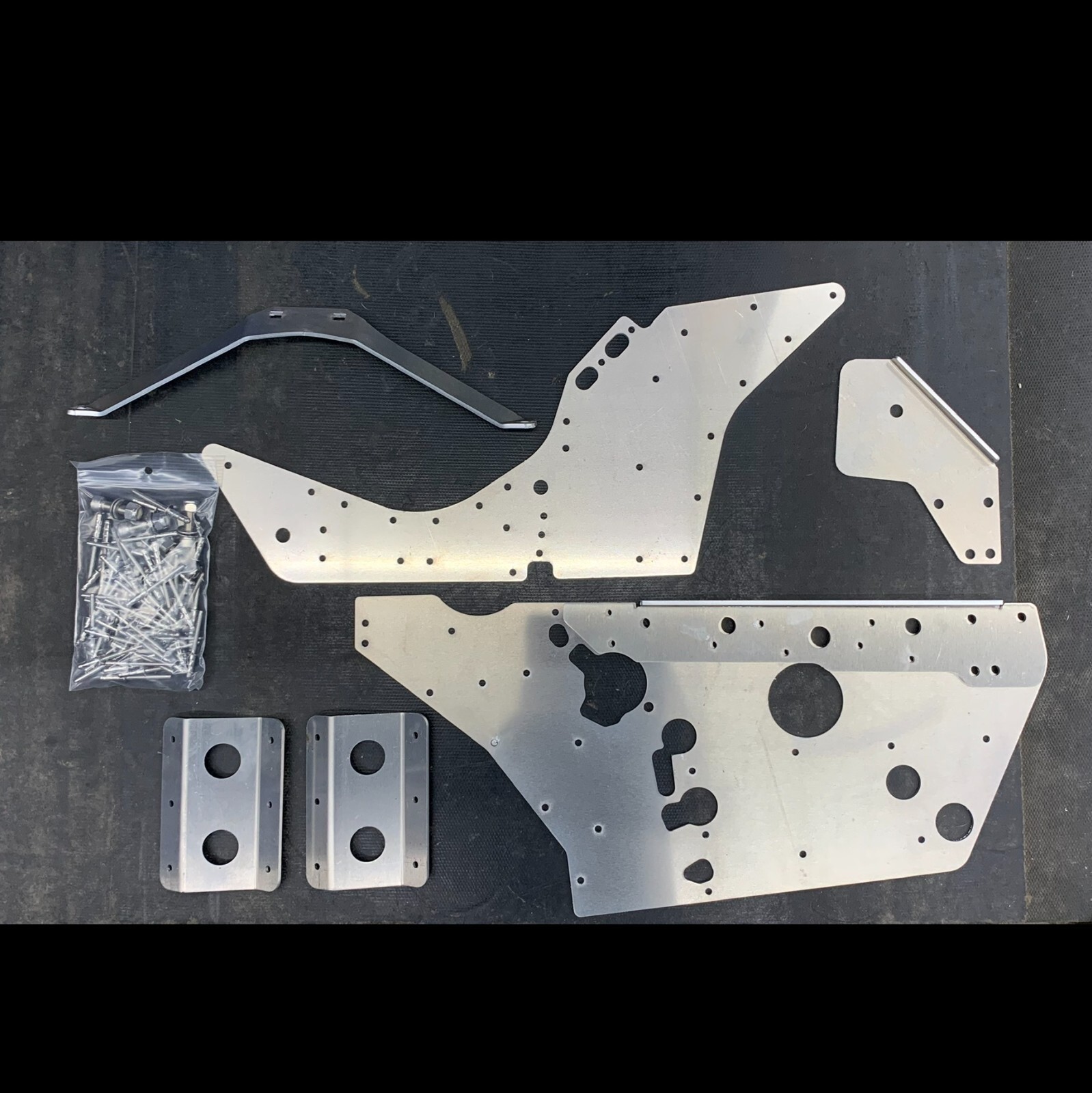 Jay Favel SkiDoo Rev Nun & Full Length Bulkhead Brace Kit 7 Pieces SS Hardware