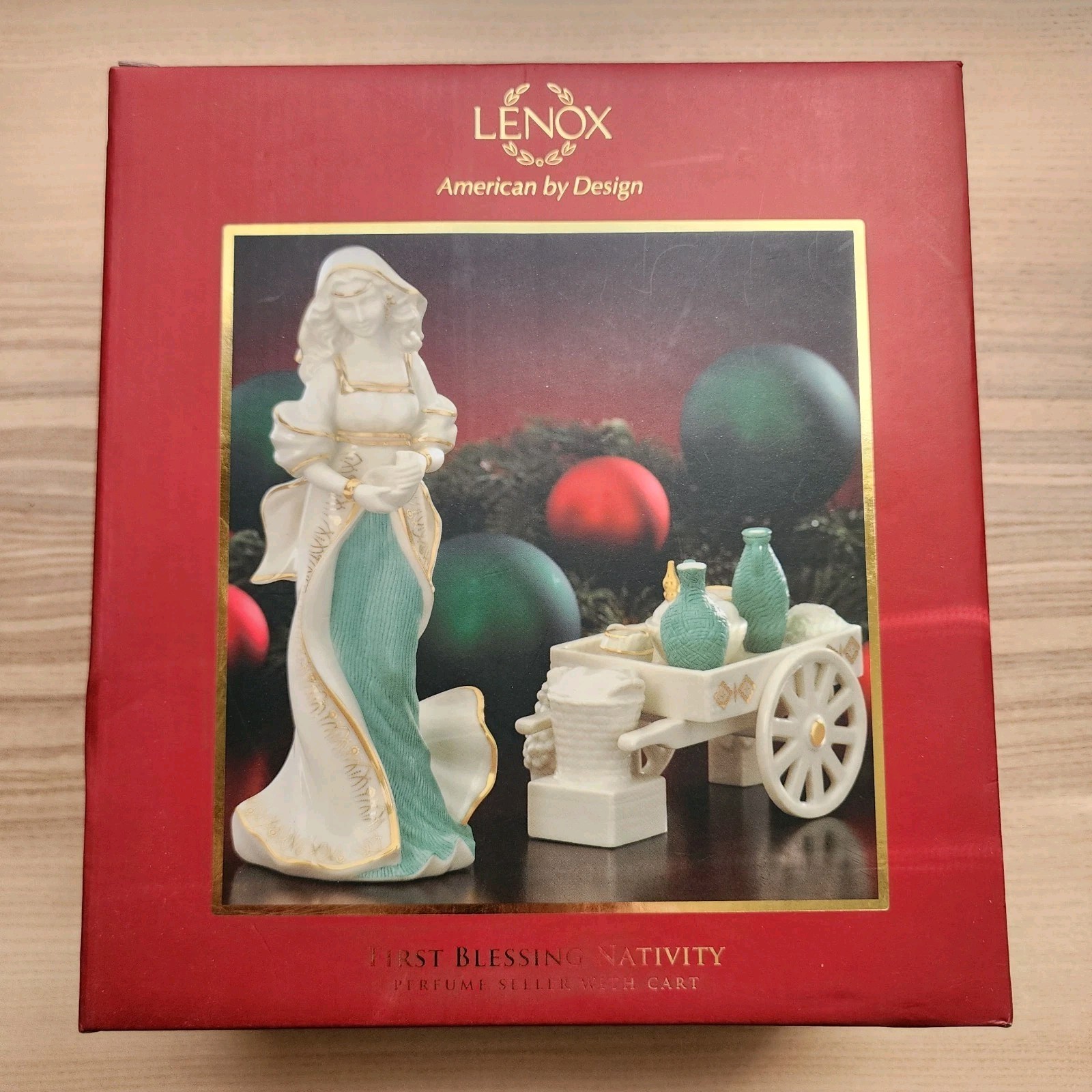 Lenox Perfume Seller w/ Cart ~ First Blessing Nativity ~ #806444 - *****READ
