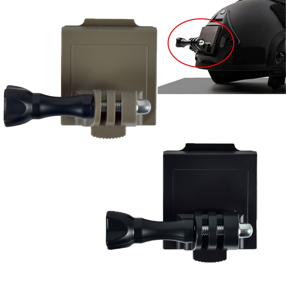 Tactical Helmet Adapter for GoPro Hero Action Camera - FAST MICH NVG Fixed Mount