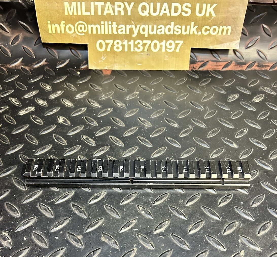 Genuine L85 SA80 A2 Picatinny Rail dovetail adapter - LEI Good Condition