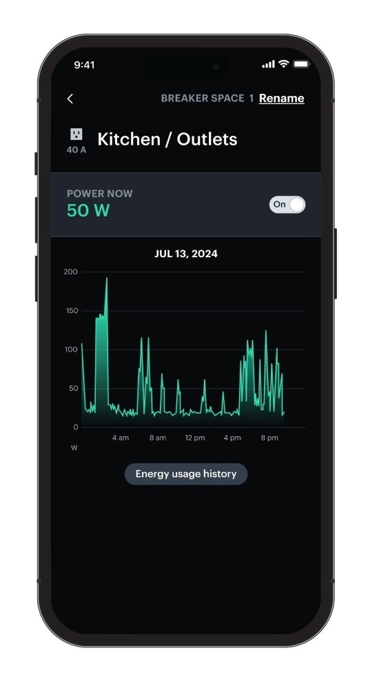 Span 1-00800-08 Smart Electrical Panel 110-240VAC 60Hz