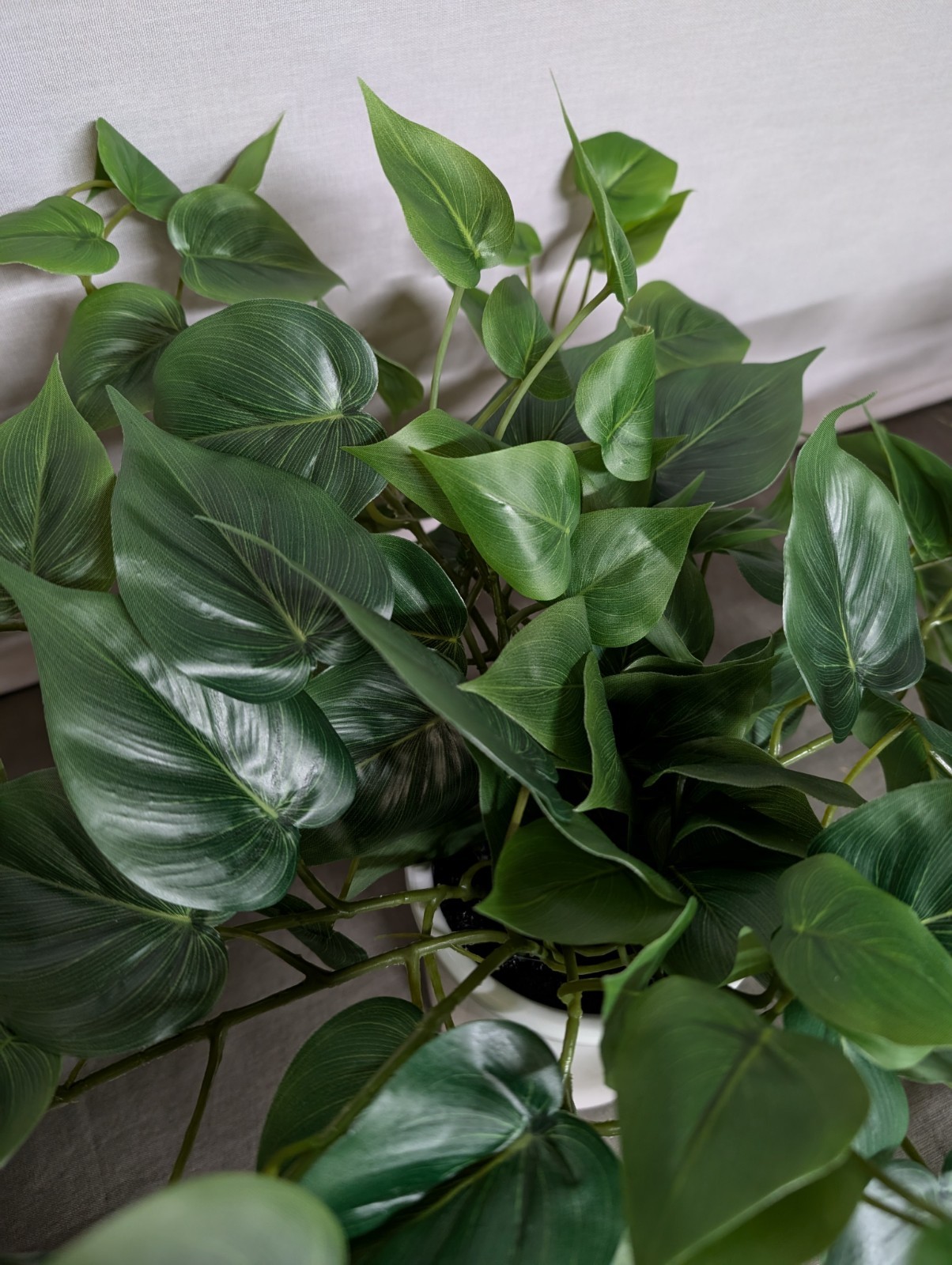 Lot of 2 - Threshold Realistic Faux Pothos Plants in Ceramic Pot
