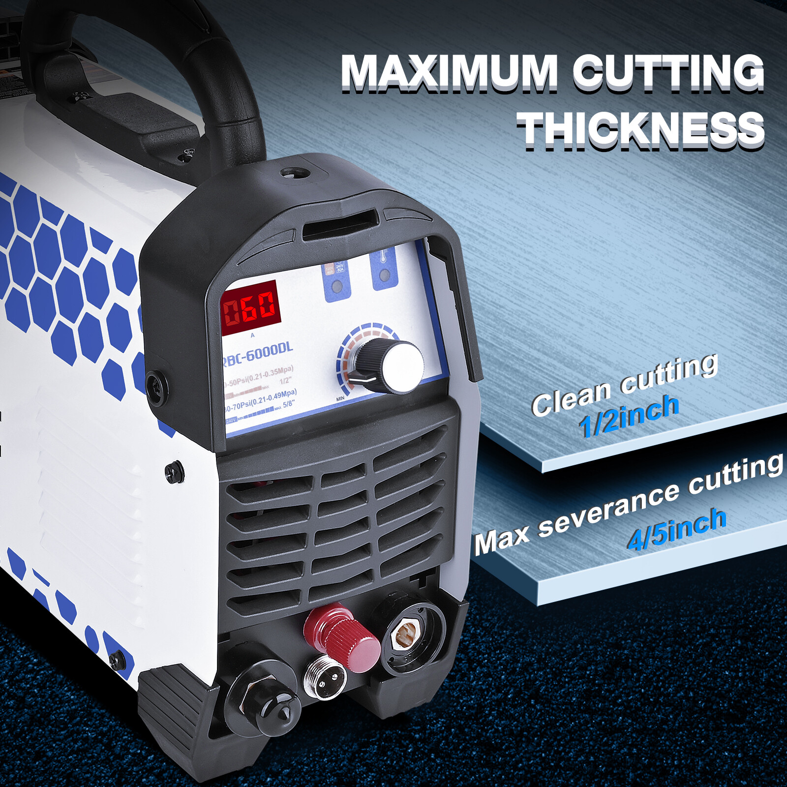 Reboot Plasma Cutter Non Touch 60 Amp CUT50DL 1/2" Clean Cut Plasma Pilot Arc US