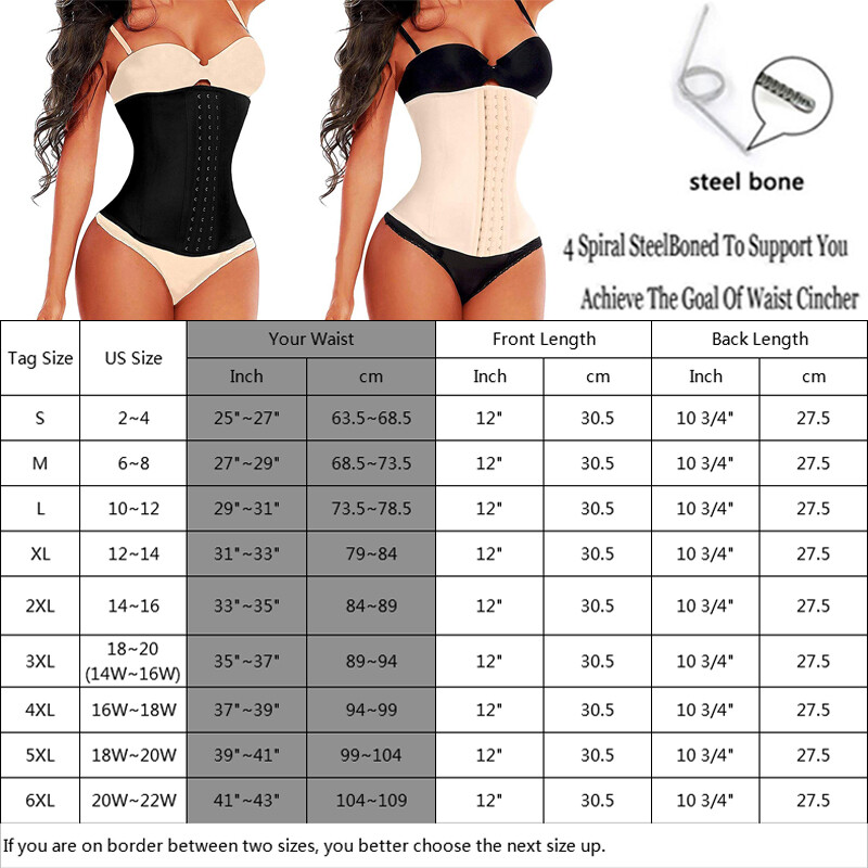 Fajas Reductoras Colombianas 100% Latex Waist Trainer Cincher Body Shaper Corset
