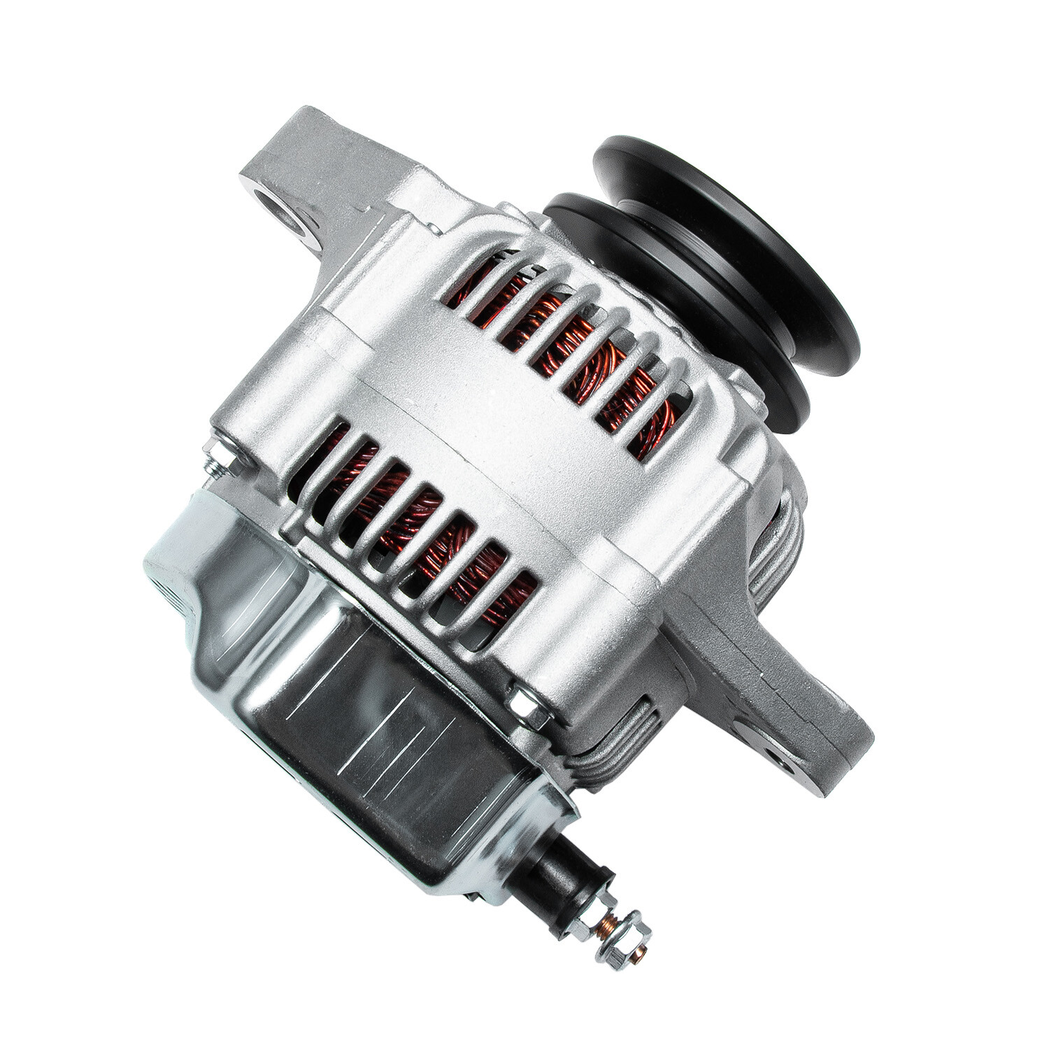 New 70 Amp Mini Alternator 1 Wire Hook Up for Street Rods Hot Rods Race Cars