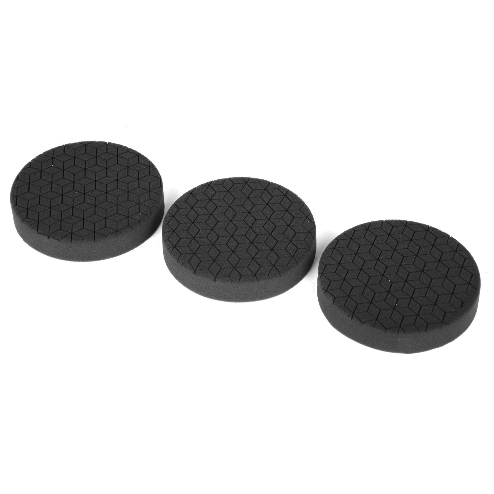 WEN AA1603 6-In Fine-Grit Diamond-Cut Foam Polishing Pads for Finishing, 3 Pack