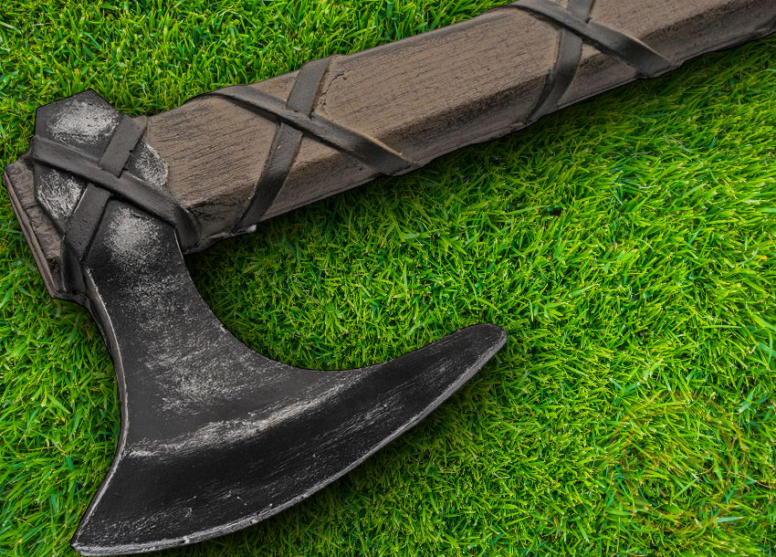 XForge Wrapped Viking 6" Axe Head Latex Construction 24" Overall Hang Packaged