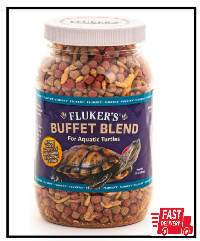 Fluker's Buffet Blend: Nutritious Aquatic Turtle Food, 7.5oz