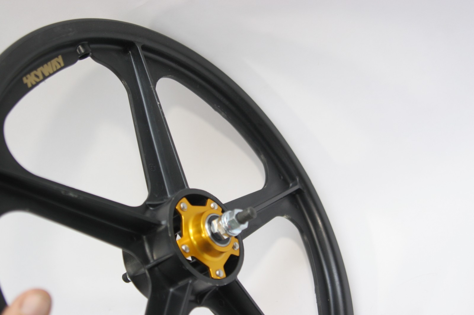 Skyway Tuff II BMX Mag Rear Wheel 20 inch Wheel 3/8" Axles BLACK OEM