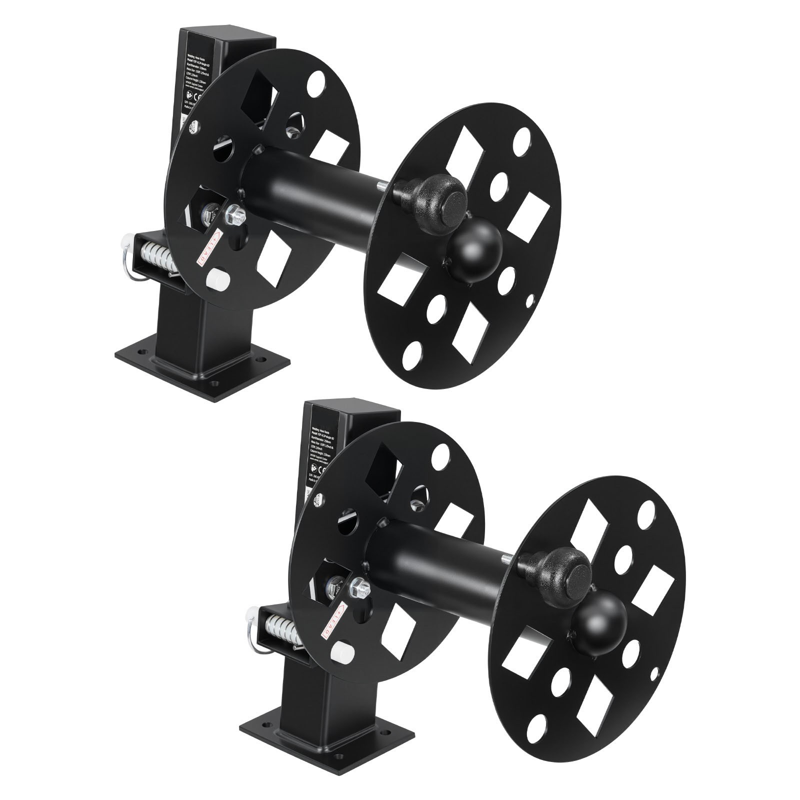 Uimoso 2PCS Heavy-Duty Welding Cable Reels for 150FT 1/0 & 125FT 2/0 Cables