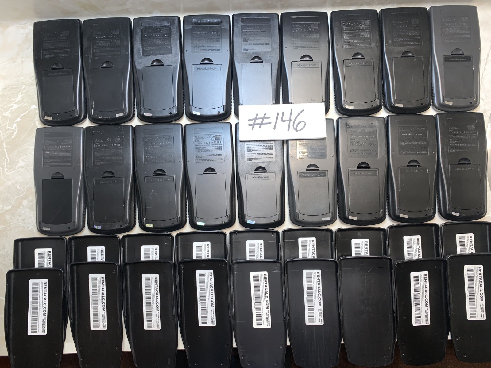Bulk Lot of 18: TI-83 Graphing Calculators Tested Working Wholesale Set #146