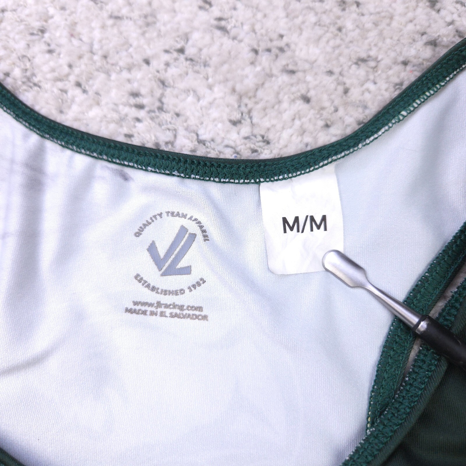 Pine Crest Wrestling Singlet Mens Medium Panthers JL Racing Florida Green Black