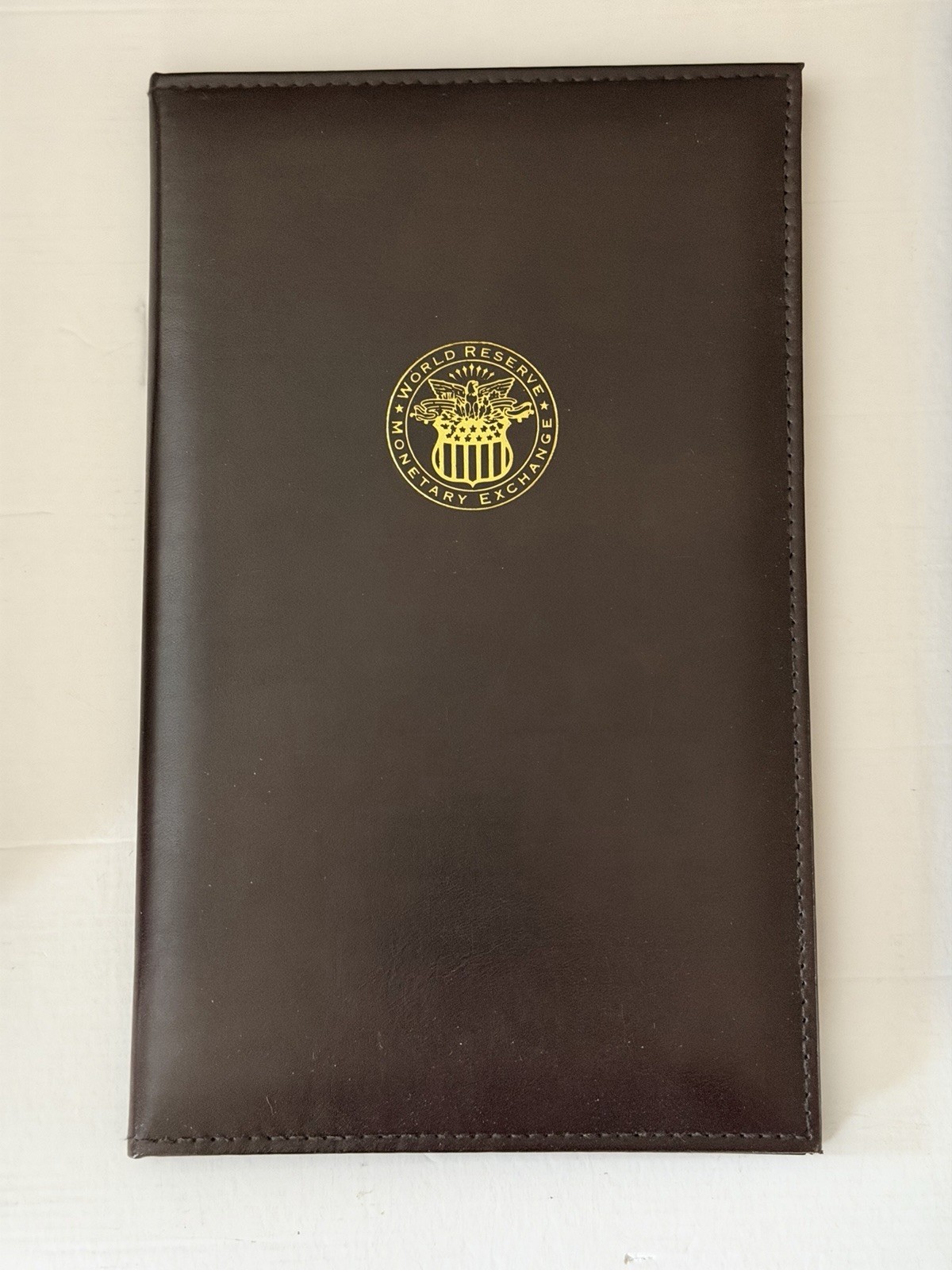 World Reserve Monetary Exchange Uncut Sheet $2 Dollar Bills 2003 Book/Folder COA